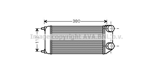 AVA QUALITY COOLING Интеркулер PEA4294